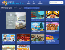 Tablet Screenshot of juegosdehoradeaventura.net
